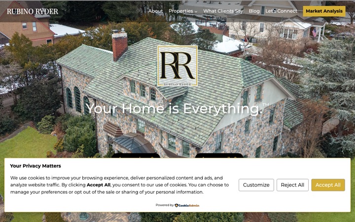 Rubino Ryder website